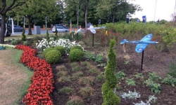 Hartwood roundabout  100years RAF